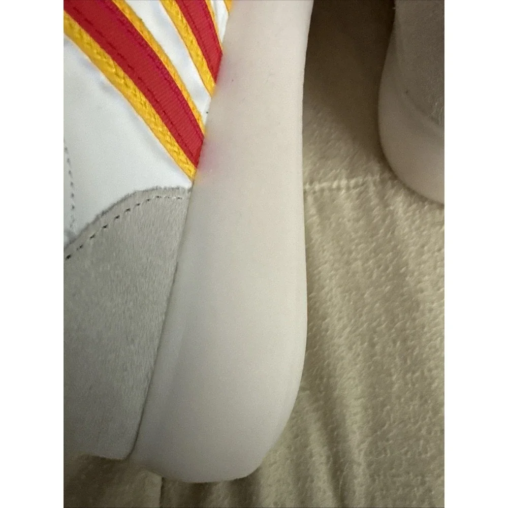 Adidas SL 72 RS Mens 12.5 White Blue Red Yellow Retro Sneakers JQ9003
